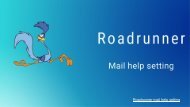 roadrunner mail help setting