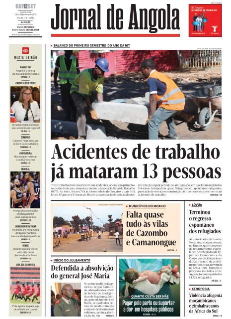 Jornal de Angola - Notícias - Convocatória de atletas é anunciada no sábado