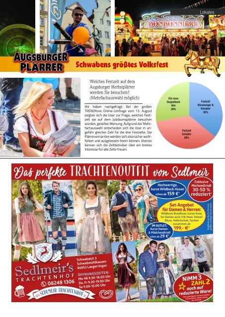 TRENDYone | Das Magazin - Augsburg - September 2018