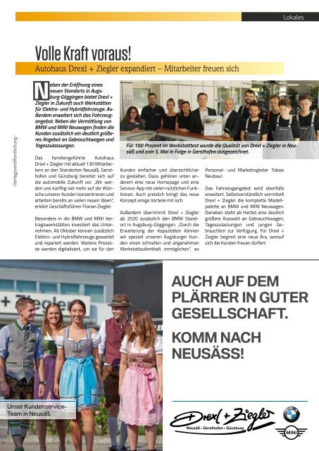 TRENDYone | Das Magazin - Augsburg - September 2018