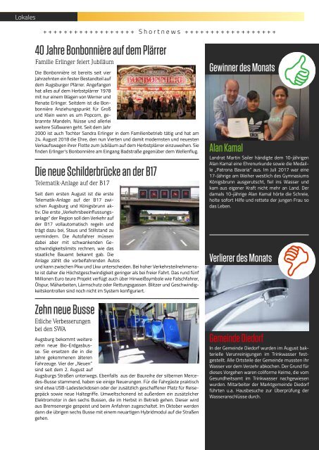 TRENDYone | Das Magazin - Augsburg - September 2018