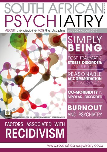South African Psychiatry - August 2019