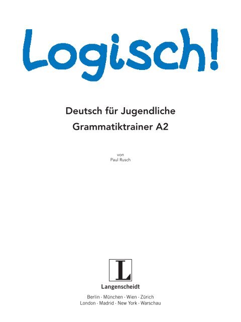 grammatiktrainer_a2 logisch