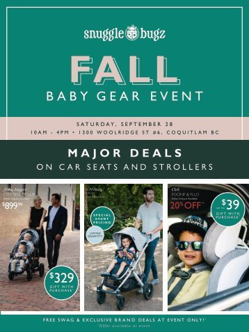 2019 Fall Baby Gear Event - Coquitlam, BC