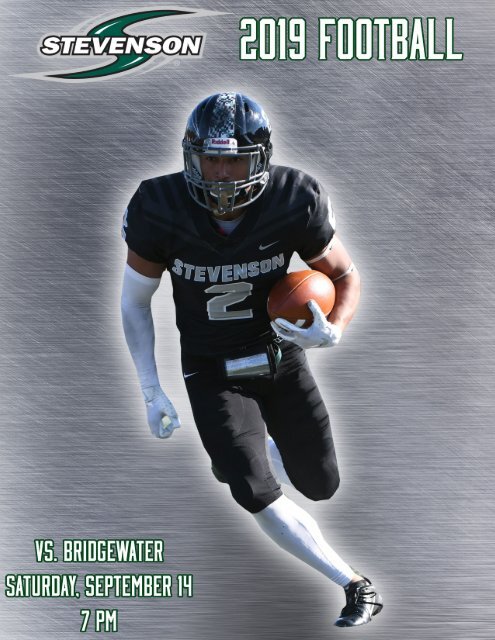 Stevenson Football Game Program vs. Bridgewater 9/14/19