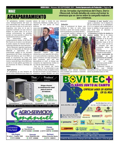 Revista Agropecuaria Nuevo Siglo 183
