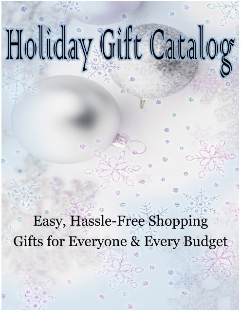 Gift Catalog Holiday 2019