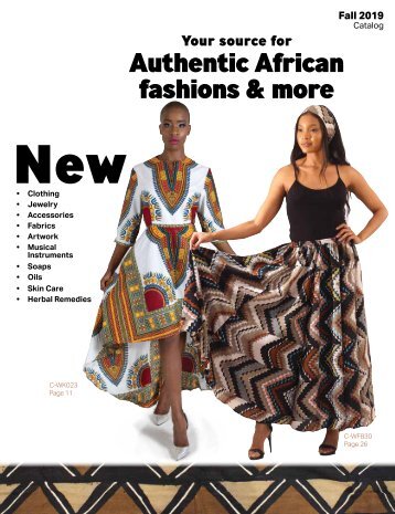 Shades of Africa Fall Catalog 2019