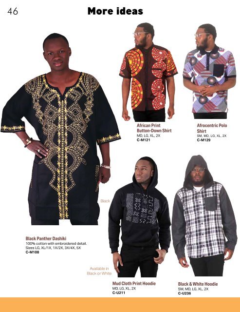 Shades of Africa Fall Catalog 2019