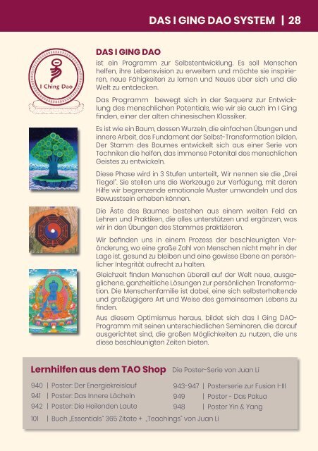 TAO-Yoga & QiGong Heft 2020 