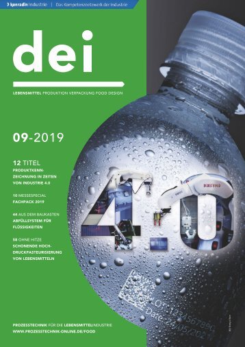 dei – Prozesstechnik für die Lebensmittelindustrie 09.2019