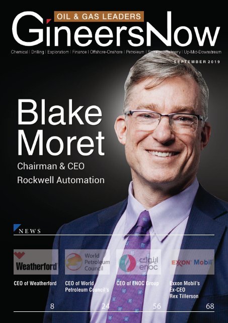 Rockwell Automation's Chairman & CEO, Blake Moret - Oil and Gas Leaders magazine, Sep2019