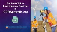 CDR for Environmental Engineer Australia by CDRAustralia.org