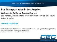 Bus Transportation in Los Angeles