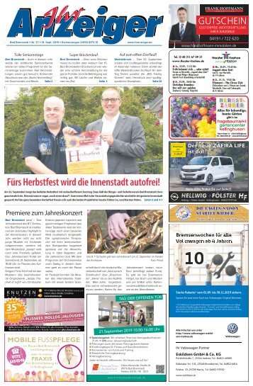 Ihr Anzeiger Bad Bramstedt 37 2019