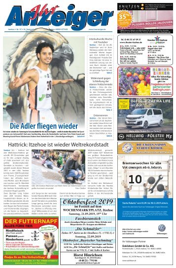 Ihr Anzeiger Itzehoe 37 2019