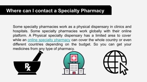 Online Specialty V/S Regular Pharmacy 