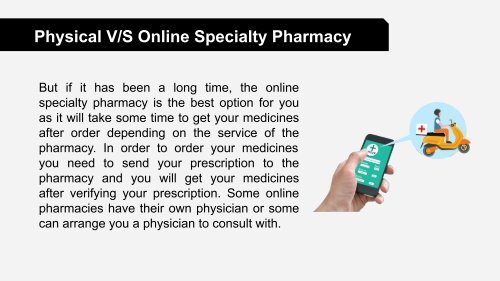 Online Specialty V/S Regular Pharmacy 