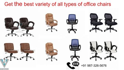 Get The Best Variety Of All Types Of Office Chairs