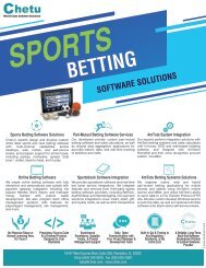 Sports Betting Software Solutions