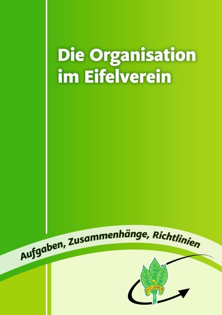 Die Organiation im Eifelverein