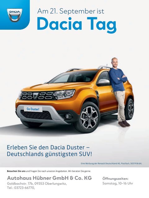 Dacia Autohaus Hübner - 14.09.2019