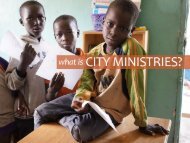 What Is City Ministries e-Book