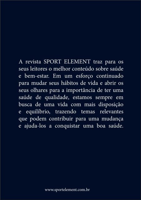 Revista Sport Element