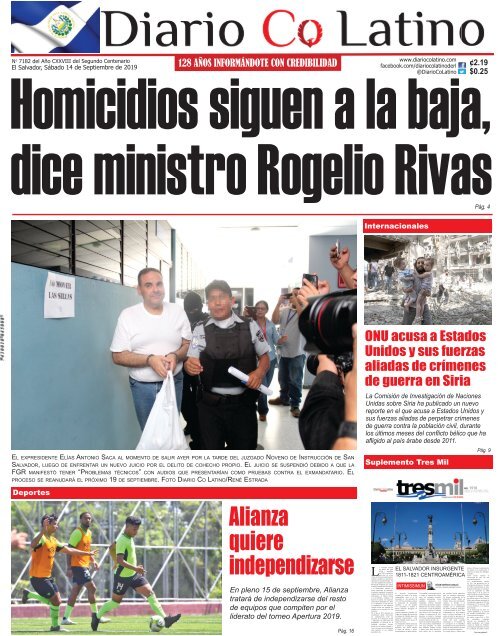 Edicion 14 de septiembre 2019