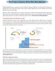 How To Improve Performance Of React Native Mobile Application?