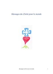 Messages du Christ pour le monde - sept 2019