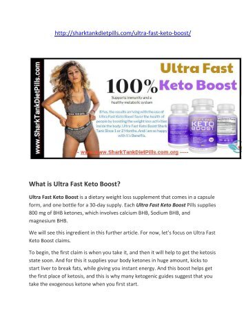 Ultra Fast Keto Boost