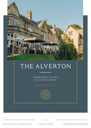 The Alverton's Autumn Winter Brochure 2019/20