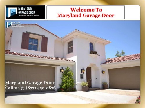 Reliable Garage Door Services Maryland