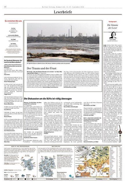 Berliner Zeitung 14.09.2019