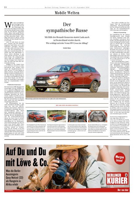 Berliner Zeitung 14.09.2019