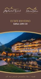 Alphotel Tyrol - Prospekt ital. 2019-20