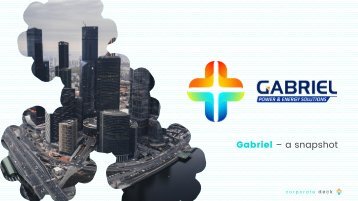 Gabriel - Corporate Deck - Blue Color