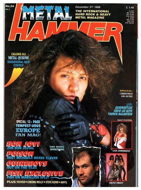 Metal Hammer Dec 1988