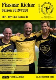 FCF Stadionzeitung 2019_09_07_Kottern_WEB