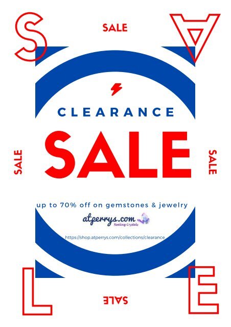 AtPerry's Healing Crystas - Clearance Sale - Gemstones & Jewelry up to 70% OFF