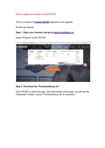 How-to-register-and-update-Foxwell-NT530