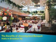 The Benefits of choosing best Banquet Halls in Brooklyn Ny