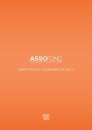 Rapporto di sostenibilità Assofond 2017