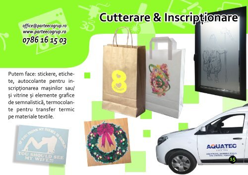 Catalog - PEG - brigada creatie - servicii - web