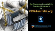 CDR for Structural Engineers Australia by CDRAustralia.org
