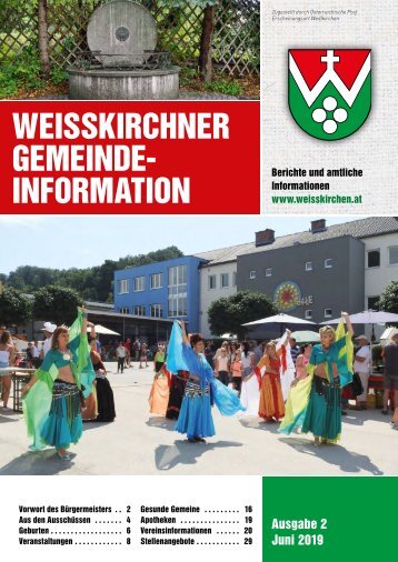 Gemeindeinfo Juni Weißkirchen an der Traun