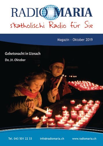 Radio Maria Magazin - Oktober 2019