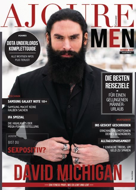 AJOURE´ Men Magazin Oktober 2019