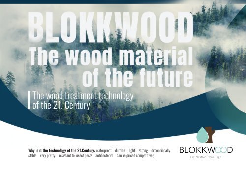 BLOKKWOOD - The wood material of the future